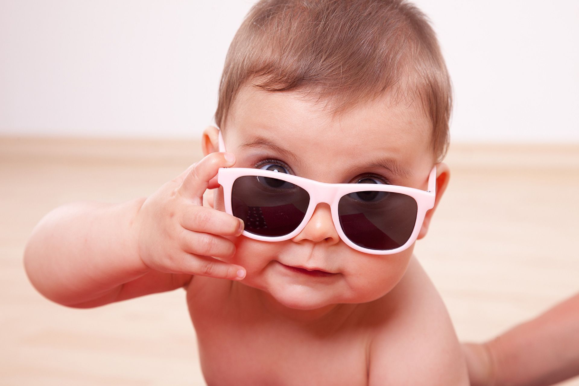 Baby Fotoshooting Mit Sonnenbrille